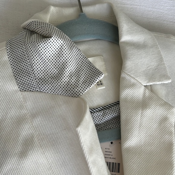 Anthropologie Jacket Fully Lined White Size 2 - Picture 13 of 16